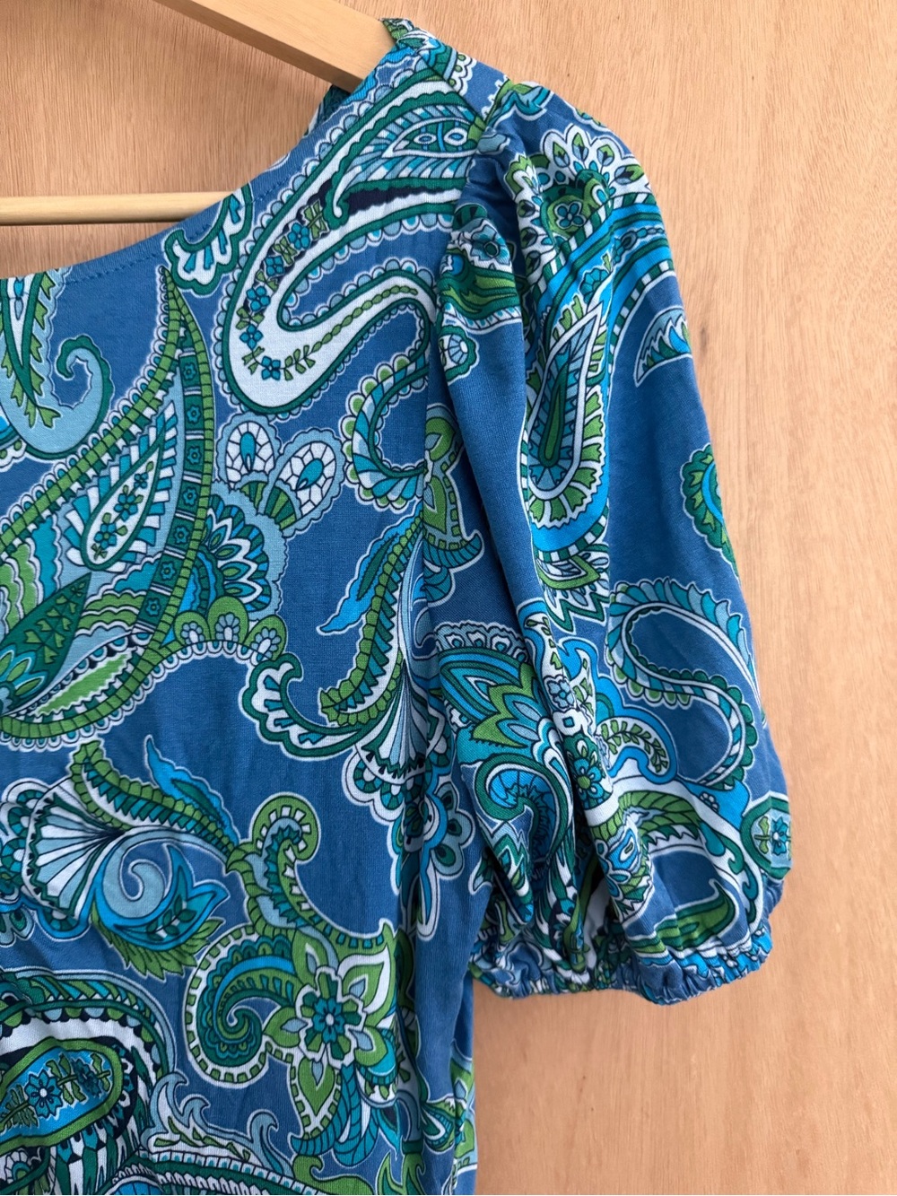 Boden Blue Paisley Cutout Back Jersey Maxi Dress New - Picture 5 of 7